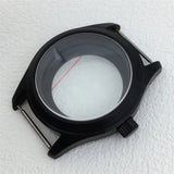 Miyota 9015 watch case 36mm 39mm explorer Mod Brushed Dome Sapphire Glass Fit NH35 NH36 ETA2824 PT5000 Miyota9015 10bar