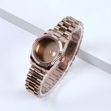 31mm Case For NH05 Movement Watch Accessories Fit 24.5mm Dial Watch Case Stainless Steel Women Automatic Watch  Sapphire Glass
