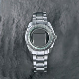 Premium 40mm 44GS Design Case Fit 32.5mm Dial Sapphire Crystal Chapter Ring Matches High Quality Automatic Luxury GMT NH35 NH34