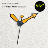 28.5mm NH35 watch dial Fit for NH34 NH35 NH36 automatic movement For SKX SRP Green Luminous Custom logo Watch Modification parts