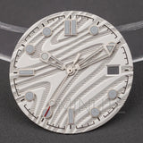 31mm Watch Dial and hands for Seamaster 300 Luminous Needles Dial fit NH35 NH36 Movement