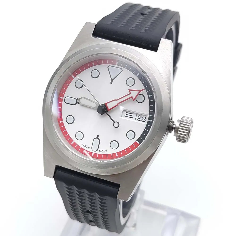 Day Date Pilot Watch Unimatic U2 Homage 38MM Sapphire NH36 Movement Customizable 20BBar