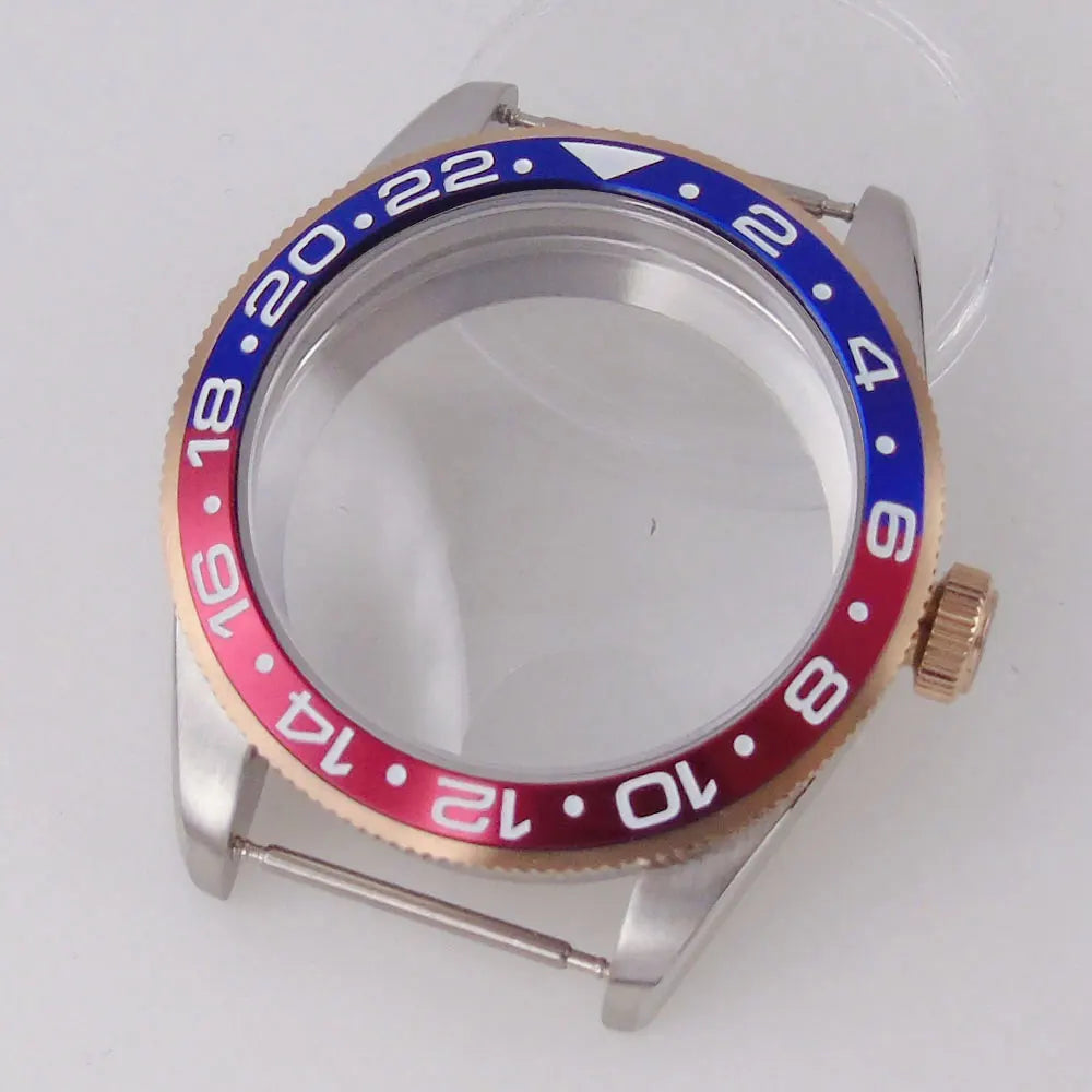 39mm Dive Watch Case BB58 Mod 20BAR Waterproof Dome Sapphire Glass 39mm Black Bay Watch Case for NH34 NH35 NH36 NH70 ETA2824 PT5000 Watch Parts