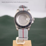 40mm Titanium Watch Case Nylon Strap Sapphire  For ETA2824 PT5000 NH35 NH36 SUB GMT Watch Accessories