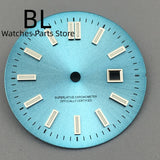 24.5MM Dial for women's watch Sunburst NH05 Watch Dial Gold Rose Sticks Number Women's Mechanical Watch Modified Parts Fit 31mm NH05 NH06 Watch