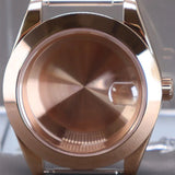 Explorer Watch Case 36mm/39mm Silver Rose Gold yellow Gold Two tone Sapphire 316L stainless Steel For Nh35 Nh36 NH34 NH38 Nh70 Miyota 8215 8285Movement
