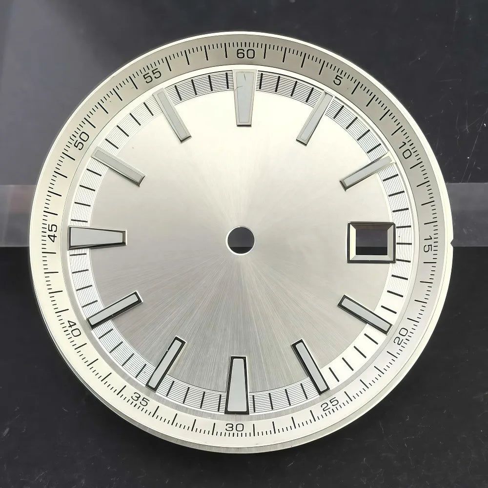 Overseas Watch Case 41mm fit 8215 Movement  Fit 33mm Dial accessories Steel Strap Gold and Silver are Available