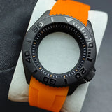 NH35 Case 42mm High-quality Yacht Master Steel Black Case NH35 NH36 Movement Case Watch Accessories Sapphire Glass 22mm Band