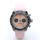 Sterile Chronograph Watch Customizable VK64 Quartz 40mm Panda Sapphire 39MM 5BAR