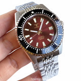 62mas Watch Mod Tandorio TD230k NH35A Automatic Watch for Men 41mm Diving Sapphire 30ATM Aluminum Bezel