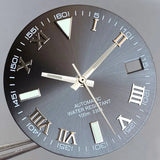 Wimbledon Style Roman Numeral Sunburst Dial 29mm Watch Dial Face For NH35 NH36 NH38 Movement Watch Replacement Part