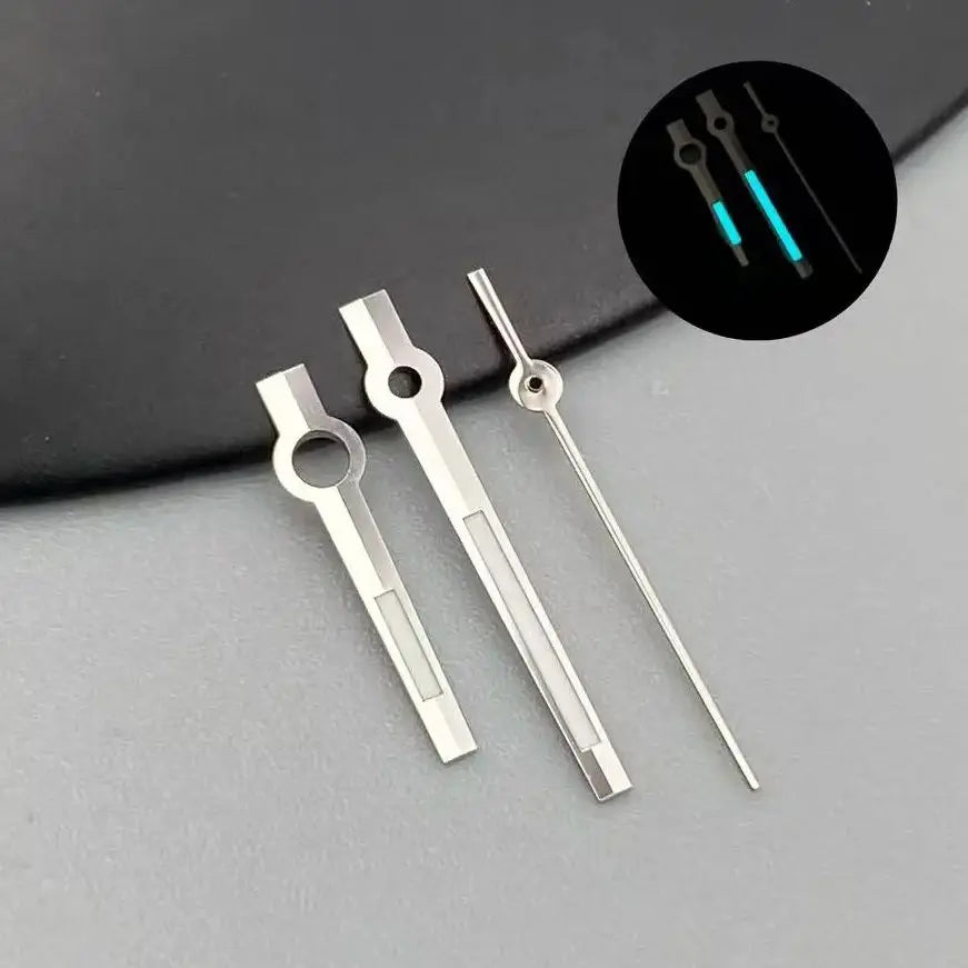 28.5mm NH35 Dial Roman numerals White Vintage No logo Single calendar Fit NH35 NH36 Movement Watch Dial Accessories