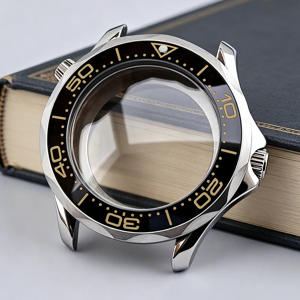 42mm NEW Seamaster Case with 31.5mm Dial 38mm bezel insert Fits NH35 movement Sapphire Stainless steel 10bar