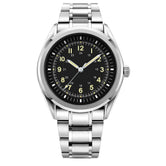 40mm Field Watch Corgeut 6031 Japan NH35 Automatic Sapphire 5ATm Pilot