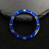 Submariner Bezel NH35 38mm bezel insert red Hands Watch Hands Blue Green Luminous Red Green Blue Hands For NH35/36/4R/7S Movement Watches Parts
