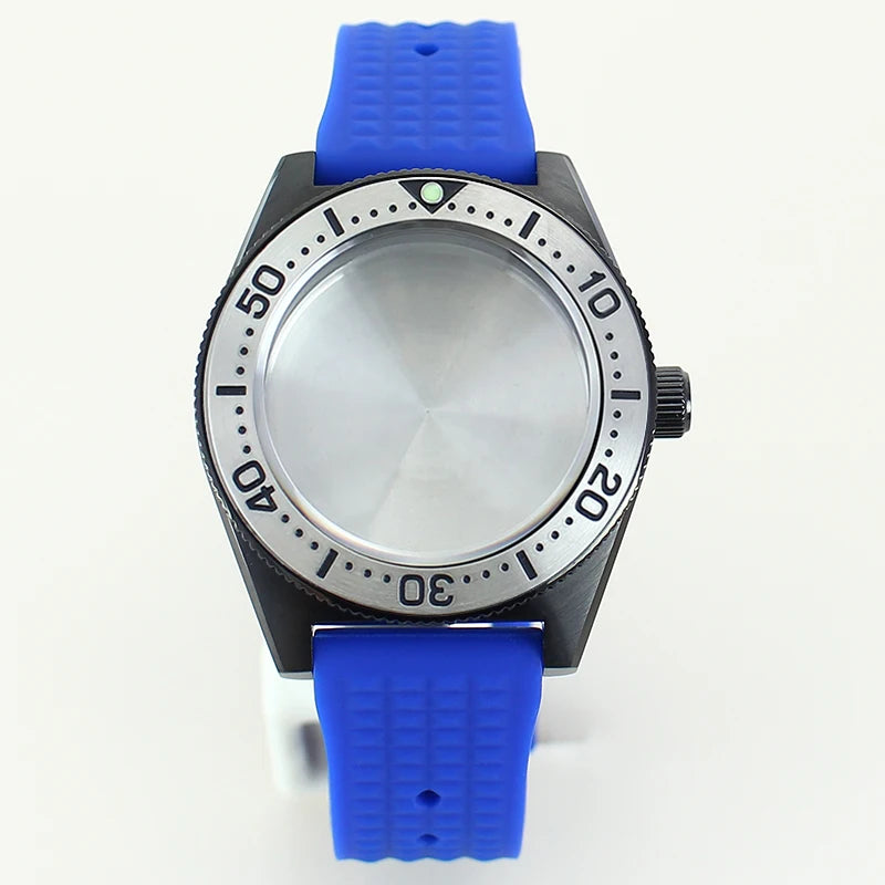40mm Diver Case Stainless Steel Sapphire For Mod SPB149J1 NH34 NH35 NH36 NH70 4R36 Movement RubberStrap