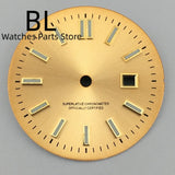 24.5MM Dial for women's watch Sunburst NH05 Watch Dial Gold Rose Sticks Number Women's Mechanical Watch Modified Parts Fit 31mm NH05 NH06 Watch