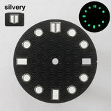 151 type of dials Submariner 28.5mm dial with calendar window suitable for NH35 movement luminous dial can support DIY dial customization name/logo