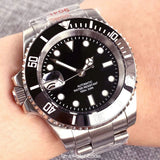 40mm Left-Handed Submariner Mod watch Tandorio TD218A NH35 Movt Lefty Diver 20BAR Glide Lock Sapphire