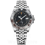 40mm Quartz GMT Submariner Ronda 515 24H Movement Ceramic Sapphire Glass 10Bar Waterproof C3 luminous