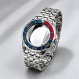 NEW 42mm Seamaster Case with 38mm bezel for NH34/35 NH36 movement Sapphire 10ATM Stainless steel watch box dual crown