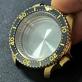 41mm Aluminum Bronze SKX007 Case Sapphire Glass Suitable For NH35/36 Movement 20Bar