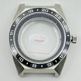 44.5mm GS Tokyo Lion Watch Case 24hours Lume Ceramic Watch Bezel  Fit 32.5mm Dial Sapphire Crystal  For Seiko NH35/36/4R Automatic Movement Mod Parts