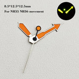 28.5mm NH35 watch dial Fit for NH34 NH35 NH36 automatic movement For SKX SRP Green Luminous Custom logo Watch Modification parts