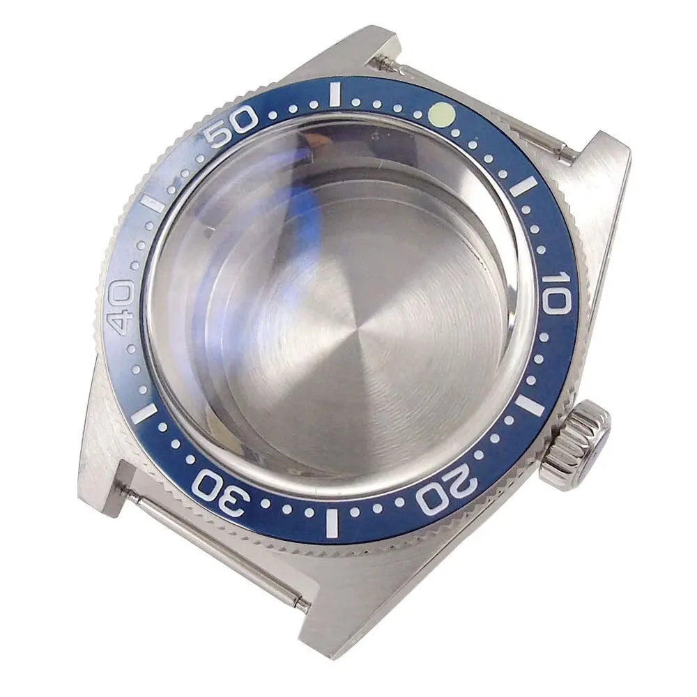 Tandorio 41mm 62MAS Diving Watch Case 300m Waterproof Sapphire Crystal Glass For NH34 NH35 NH36 NH38 ETA2824 Movement