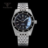 62mas Diver Mod Tandorio TD230S Fashion 40mm NH35 Automatic Texture Dial Radiation Date Sapphire 20ATM Diver Sapphire Luminous