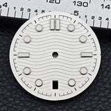 31.7mm seamaster Watch Dial For 300 Series NH35 NH36 Movement 6 O‘clock Date C3 Green Luminous Mechanical Watch Parts