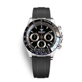 Tandorio Daytona TD401 Chronograph Watch Sapphire Tachymeter Japan VK63 Quartz 39MM 5Bar