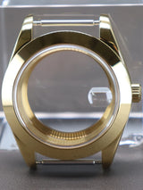 Explorer Watch Case 36mm/39mm Silver Rose Gold yellow Gold Two tone Sapphire 316L stainless Steel For Nh35 Nh36 NH34 NH38 Nh70 Miyota 8215 8285Movement