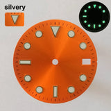 151 type of dials Submariner 28.5mm dial with calendar window suitable for NH35 movement luminous dial can support DIY dial customization name/logo