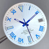Wimbledon Style Roman Numeral Sunburst Dial 29mm Watch Dial Face For NH35 NH36 NH38 Movement Watch Replacement Part