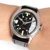 38mm Vintage Pilot Watch Tandorio TD158A  NH35 PT5000 Automatic Field Watch 20ATM Domed Sapphire