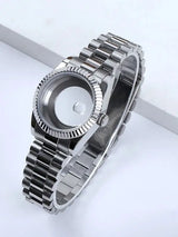 31mm Case For NH05 Movement Watch Accessories Fit 24.5mm Dial Watch Case Stainless Steel Women Automatic Watch  Sapphire Glass