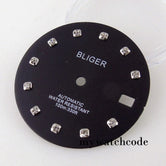 ブラック/グリーン/ブルー/ホワイト/イエロー 29mm 腕時計文字盤 日付ウィンドウ NH35A NH36A 自動巻きムーブメント 腕時計パーツ アクセサリー