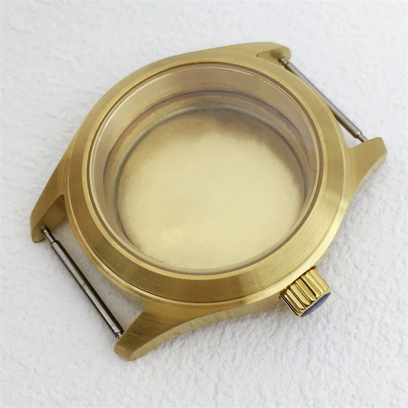 Miyota 9015 watch case 36mm 39mm explorer Mod Brushed Dome Sapphire Glass Fit NH35 NH36 ETA2824 PT5000 Miyota9015 10bar