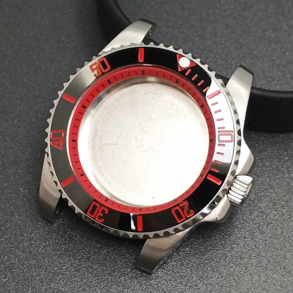 40.5mm Submariner Case GMT with Chapter Ring for NH34 NH35 NH36 Movement Sapphire 10ATM