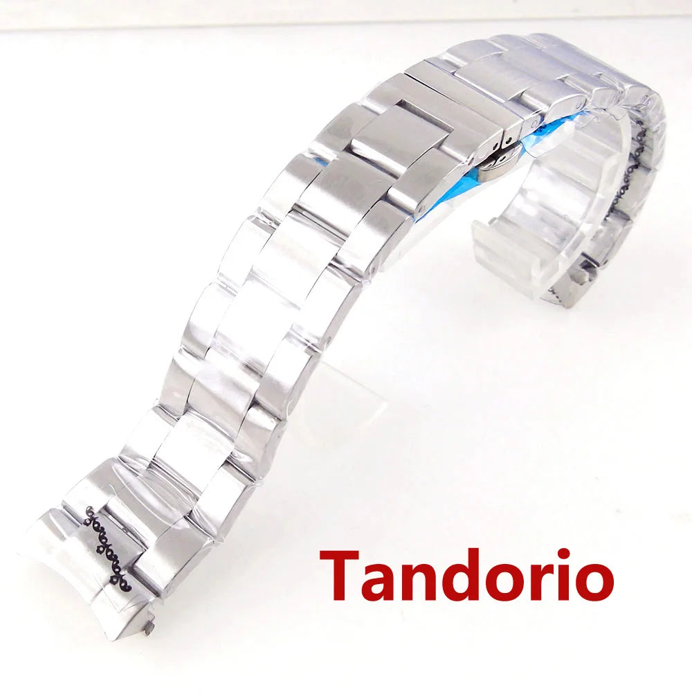 20ATM 39mm Stainless Steel Pilot Brushed Watch Case Sapphire Glass Fit NH35 NH36A ETA2824 PT5000 Automatic Movement