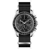 CADISEN Chronograph Watches C7064 VK68 Quartz Sapphire AR Coated Crystal 40MM 5Bar