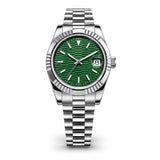 39mm DateJust Mod CORGEUT 6002G Miyota 8215 Seiko NH35 Automatic Geometric Dial Sapphire Half-Fluted Bezel 10ATM