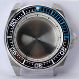 43.8mm Modified Samurai Watch Case Sapphire  For NH35 NH36 NH38 4R36 Movements 100M Waterproof