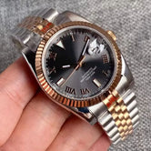 Rome DateJust Watch Tandorio TD136R 36mm 39mm Roman Numbers NH35 Automatic Sapphire 200M Waterproof  Luminous