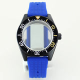 40mm Diver Case Stainless Steel Sapphire For Mod SPB149J1 NH34 NH35 NH36 NH70 4R36 Movement RubberStrap