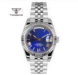 Tandorio Day Date Watch TD139 Seiko NH36 39mm / 36mm Sunburst Sapphire 10Bar