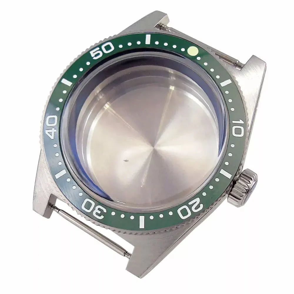 Tandorio 41mm 62MAS Diving Watch Case 300m Waterproof Sapphire Crystal Glass For NH34 NH35 NH36 NH38 ETA2824 Movement