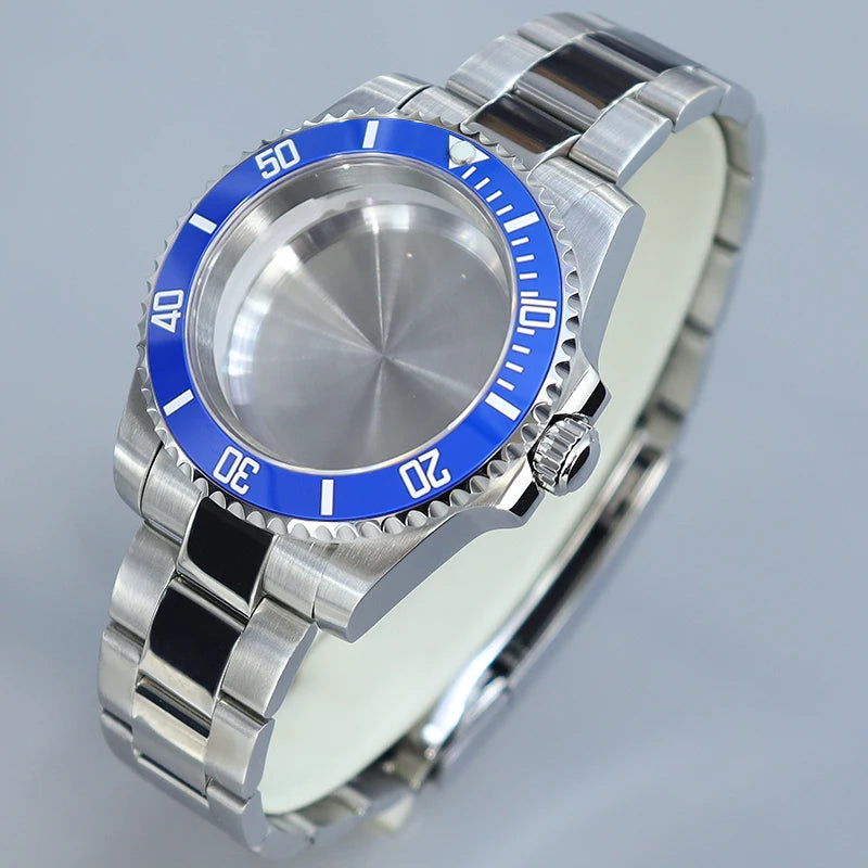 40MM Submariner watch case Eta2824 Sw200 PT5000 Sloping Bezel Sapphire GMT Yacht Master