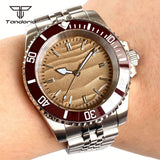40MM Sand Dune Submariner Mod Tandorio TD266S Sapphire For  Miyota 8215/NH35/2824 Movt 10ATM